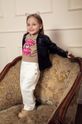 Pinko Up bluza dziecięca aplikacja beżowy F3PIBGSW110