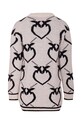 Детский кардиган с примесью шерсти Pinko Up F3PIJGCA207 бежевый AW23