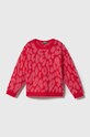 United Colors of Benetton sweter z domieszką wełny dziecięcy z domieszką wełny różowy 106QH101C.P.SEASONAL