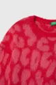 Detský sveter s prímesou vlny United Colors of Benetton 60 % Akryl, 30 % Nylón, 10 % Vlna