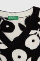 Fete United Colors of Benetton vesta de lana 18AYQ400D.G.SEASONAL negru