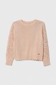 Pepe Jeans sweter dziecięcy pozostałe różowy PG701071