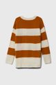 Pepe Jeans sweter z domieszką wełny dziecięcy PG701067 pomarańczowy AW23