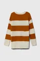 Παιδικό πουλόβερ από μείγμα μαλλιού Pepe Jeans πορτοκαλί