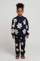 granatowy Bobo Choses sweter wełniany dziecięcy Dziewczęcy