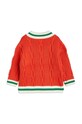 Băieți Mini Rodini pulover de bumbac pentru copii 2362010842 rosu