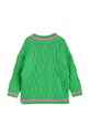 Момче Детски памучен пуловер Mini Rodini 2372010675 зелен