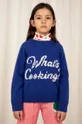Дитячий бавовняний светр Mini Rodini Дитячий