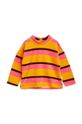 Mini Rodini sweter bawełniany dziecięcy 2372016600 pomarańczowy AW23