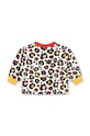 Kenzo Kids hanorac de bumbac pentru copii K05499 bej AW23