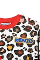 Fete Kenzo Kids hanorac de bumbac pentru copii K05499 bej