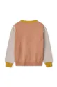 Otroški bombažen pulover Liewood oranžna