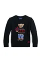 czarny Polo Ralph Lauren sweter bawełniany dziecięcy Chłopięcy