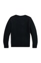 Παιδικό βαμβακερό πουλόβερ Polo Ralph Lauren 322920665001 μαύρο AW23
