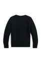 Otroški bombažen pulover Polo Ralph Lauren črna