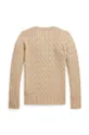Παιδικό μάλλινο πουλόβερ Polo Ralph Lauren μπεζ