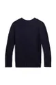 Παιδικό βαμβακερό πουλόβερ Polo Ralph Lauren σκούρο μπλε