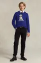 kék Polo Ralph Lauren gyerek pamut pulóver