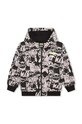 Дитяча бавовняна кофта Dkny x DC Comics з капюшоном чорний D55010.102.108