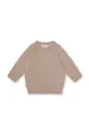 Хлопковый свитер для младенцев That's mine 028495 Juno Sweaters бежевый