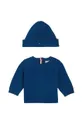 mornarsko modra Bombažni pulover za dojenčke Tommy Hilfiger Otroški