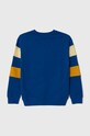 Παιδική βαμβακερή μπλούζα United Colors of Benetton 3J68C10DL.G.SEASONAL μπλε AW23