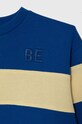 Fiú United Colors of Benetton gyerek melegítőfelső pamutból 3J68C10DL.G.SEASONAL kék