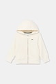 Dječja pamučna dukserica Lacoste bez uzorka bež SJ9723