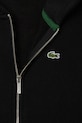 Detská bavlnená mikina Lacoste čierna SJ9723