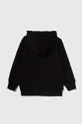Παιδική βαμβακερή μπλούζα Lacoste μαύρο
