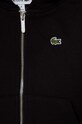 Момче Детски памучен суичър Lacoste SJ9723 черен