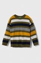 Дитячий светр з домішкою вовни United Colors of Benetton з додаванням вовни сірий 1041H100X.P.SEASONAL