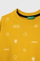 Chłopiec United Colors of Benetton bluza dziecięca 31MXC10DG.G.SEASONAL żółty