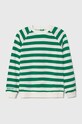 United Colors of Benetton gyerek melegítőfelső pamutból pamut zöld 36PLC10DE.G.SEASONAL