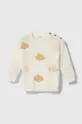 μπεζ Βρεφικό πουλόβερ από μείγμα μαλλιού United Colors of Benetton Παιδικά