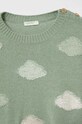 Κοριτσίστικα Βρεφικό πουλόβερ από μείγμα μαλλιού United Colors of Benetton 1132B100R.W.SEASONAL πράσινο