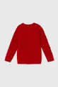 Dječji vuneni pulover United Colors of Benetton crvena