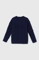 Detský vlnený sveter United Colors of Benetton tmavomodrá