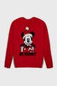 Дитячий светр United Colors of Benetton x Disney аплікація червоний 1170Q106F.G.SEASONAL
