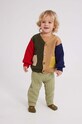 Bobo Choses kardigan z domieszka wełny niemowlęcy wełna multicolor 223AB093