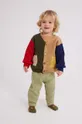 multicolore Bobo Choses cardigan per neonati in misto lana Bambini