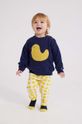 Pulover za bebe Bobo Choses vuna mornarsko plava 223AB094