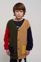 Bobo Choses kardigan wełniany dziecięcy wełna zielony 223AC120