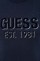 Guess sweter z domieszką jedwabiu M3YR03.Z3052 granatowy