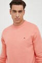 Tommy Hilfiger pulóver narancssárga MW0MW21316