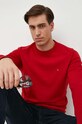 Πουλόβερ Tommy Hilfiger κόκκινο MW0MW21316