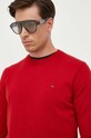 Πουλόβερ Tommy Hilfiger MW0MW21316 κόκκινο
