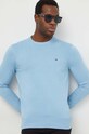 Tommy Hilfiger sweter niebieski MW0MW21316