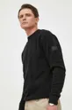 Sveter s prímesou vlny Calvin Klein čierna