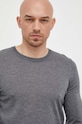 Вовняний светр BOSS 50468239 сірий